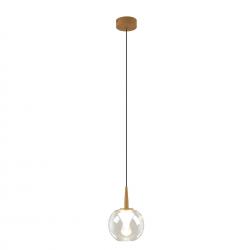 ANDROMEDA*PENDANT 1L - BASE GOLD - GLASS TRANSPARENT