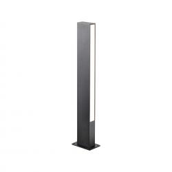 LOTUS * BOLARDO 60CM IP65 10W 3000K GRIS OSCURO