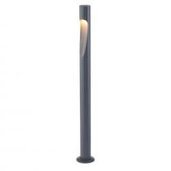 ARAN * BOLARDO 80CM IP65 6W 3000K GRIS OSCURO