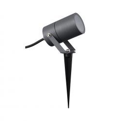 QUEBEC * PIQUETA EXTERIOR IP65 GU10 GRIS OSCURO