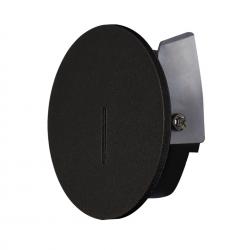 SOTAVENTO * BAÑADOR PARED LED 3W 3000K IP42 R NEGRO