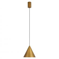CONO * COLGANTE LED 10W - CUERO - 18 CM - DIMABLE TRIAC