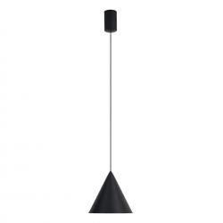 CONO * COLGANTE LED 10W - NEGRO - 18 CM - DIMABLE TRIAC