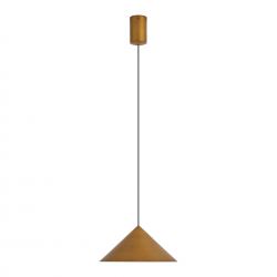 CONO * COLGANTE LED 10W - CUERO - 24 CM - DIMABLE TRIAC