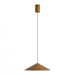 CONO * COLGANTE LED 10W - CUERO - 30 CM - DIMABLE TRIAC