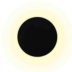 Bora Bora * Aplique Led Redondo Negro - 6W 2700K