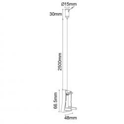 Hanok * Tapa Lateral Blanca Con Cable Fijacion