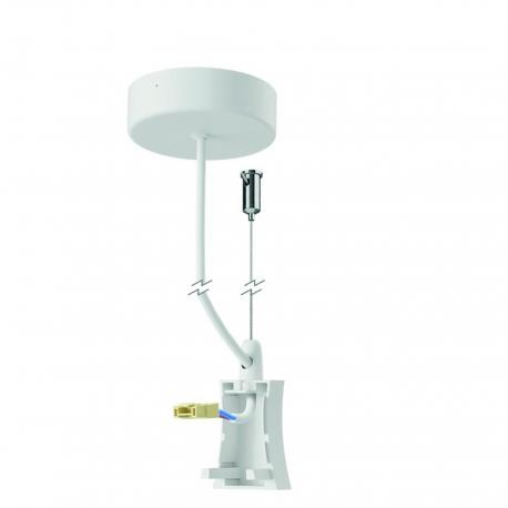 Hanok * Tapa Lateral Blanca Con Cable Alimentacion Y Floron