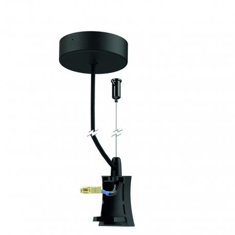 Hanok * Tapa Lateral Negra Con Cable Alimentacion Y Floron