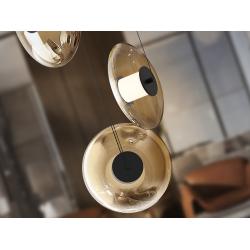 DIABOLO- LAMPARA 3L - NEGRO-AMBAR