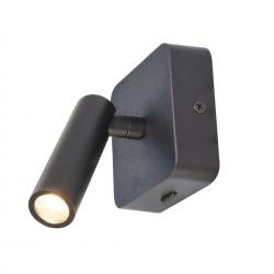 POPA * APLIQUE LECTOR 3W 3000K NEGRO
