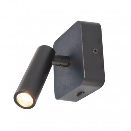 POPA * APLIQUE LECTOR 3W 3000K NEGRO
