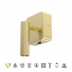 POPA * APLIQUE LECTOR 3W 3000K ORO