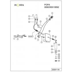 POPA * APLIQUE LECTOR 3W 3000K ORO
