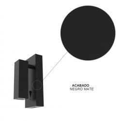 TARIFA * APLIQUE LECTOR 3W 3000K NEGRO