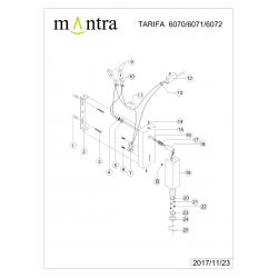 TARIFA * APLIQUE LECTOR 3W 3000K NEGRO