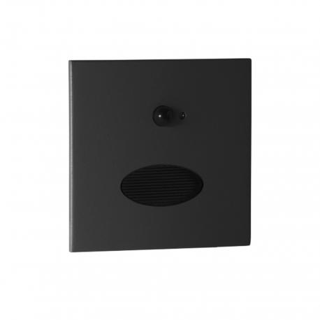 PROA * BAÑADOR PARED LED 3W 3000K NEGRO