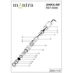 SHIKA * FOCO SUELO LED IP67 6W 3000K