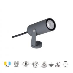 LOGAN * FOCO LED IP65 6W 3000K GRIS