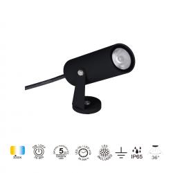 LOGAN * FOCO LED IP65 6W 3000K NEGRO