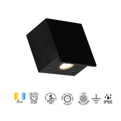 SHELLA * BAÑADOR PARED LED 3W 3000K C. NEGRO