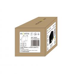 SHELLA * BAÑADOR PARED LED 3W 3000K C. NEGRO
