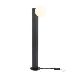 INTERLAKEN * BOLARDO IP65 G9 NEGRO