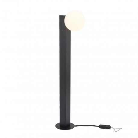 INTERLAKEN * BOLARDO IP65 G9 NEGRO