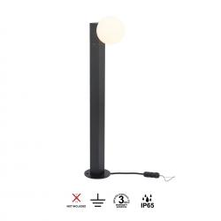 INTERLAKEN * BOLARDO IP65 G9 NEGRO