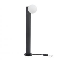 INTERLAKEN * BOLARDO IP65 G9 NEGRO