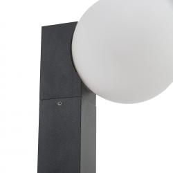 INTERLAKEN * BOLARDO IP65 G9 NEGRO