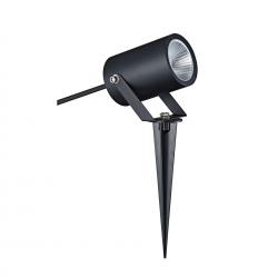 QUEBEC LED * PIQUETA EXTERIOR 10W 3000K IP65 NEGRO