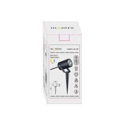 QUEBEC LED * PIQUETA EXTERIOR 10W 3000K IP65 NEGRO