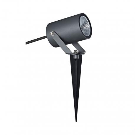 QUEBEC LED * PIQUETA EXTERIOR 10W 3000K IP65 GRIS OSCURO