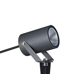 QUEBEC LED * PIQUETA EXTERIOR 10W 3000K IP65 GRIS OSCURO