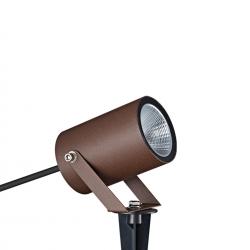 QUEBEC LED * PIQUETA EXTERIOR 10W 3000K IP65 CORTEN