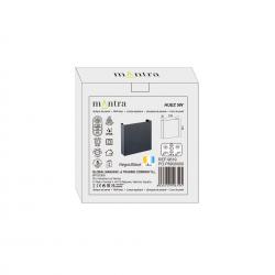 HUEZ * APLIQUE LED IP65 5W 3000K NEGRO