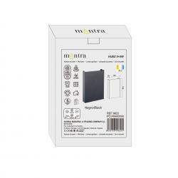 HUEZ * APLIQUE LED IP65 5+5W 3000K NEGRO