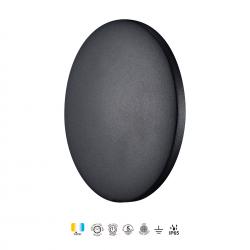 BORA BORA II * APLIQUE LED IP65 20W 3000K NEGRO