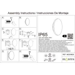 BORA BORA II * APLIQUE LED IP65 10W 3000K BLANCO