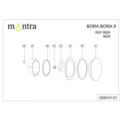 BORA BORA II * APLIQUE LED IP65 15W 3000K BLANCO