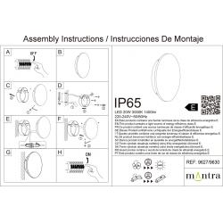 BORA BORA II * APLIQUE LED IP65 20W 3000K BLANCO