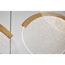 OASIS * LAMPARA LED 80W ORO - 6 COLGANTES- DIMABLE TRIAC