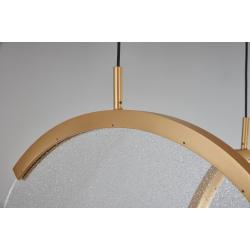 OASIS * LAMPARA LED 72W ORO - 5 COLGANTES - DIMABLE TRIAC