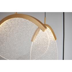 OASIS * LAMPARA LED 72W ORO - 5 COLGANTES - DIMABLE TRIAC