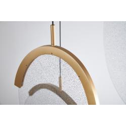 OASIS * LAMPARA LED 54W ORO - 4 COLGANTES - DIMABLE TRIAC