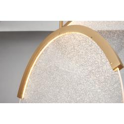 OASIS * LAMPARA LED 40W ORO - 3 COLGANTES - DIMABLE TRIAC
