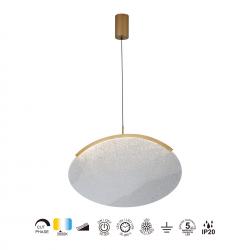 OASIS * COLGANTE LED 15W ORO - DIMABLE TRIAC