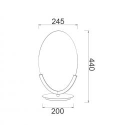 OASIS * SOBREMESA LED 12W ORO - PEQUEÑA