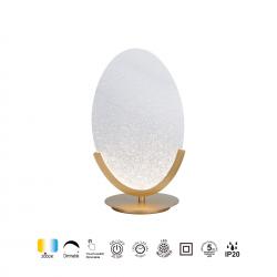 OASIS * SOBREMESA LED 12W ORO - PEQUEÑA